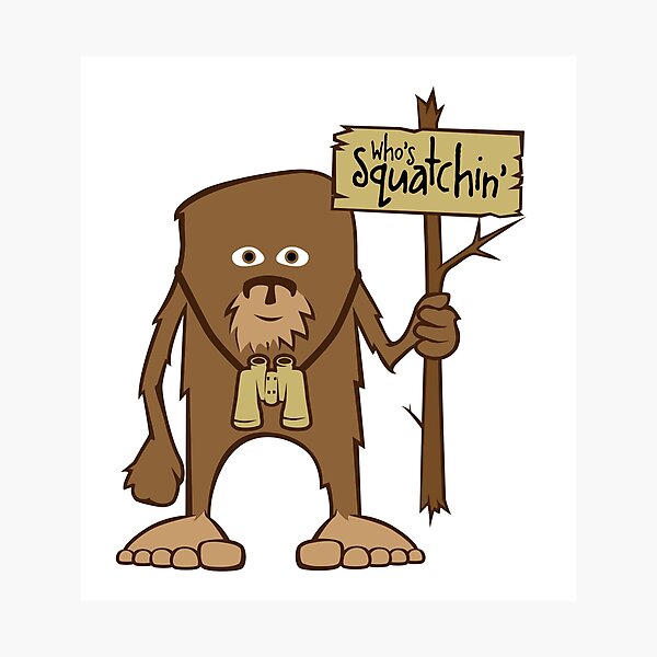 Item preview, Sasquatch Who's Squatchin' designed and sold by LudlumDesign.