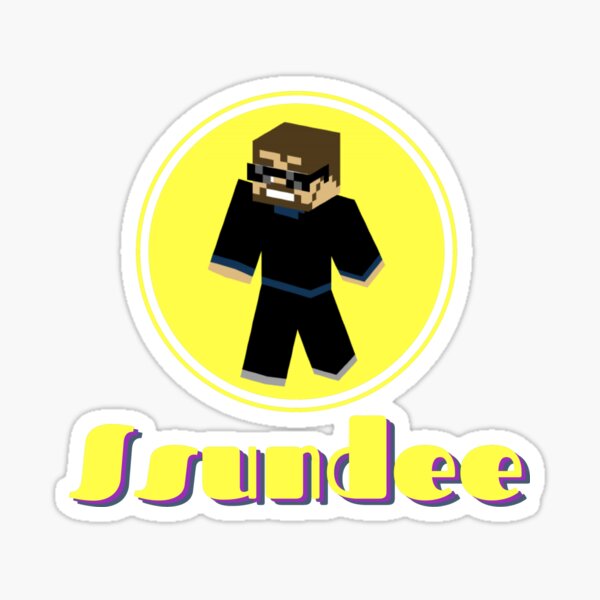 Ssundee Stickers Redbubble - sundee playing roblox