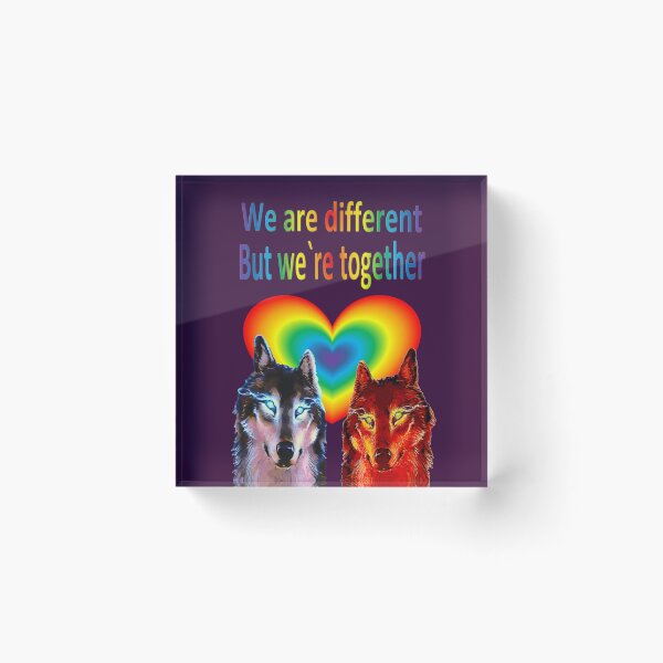 Item preview, We are different, but we together designed and sold by helenkaiy.