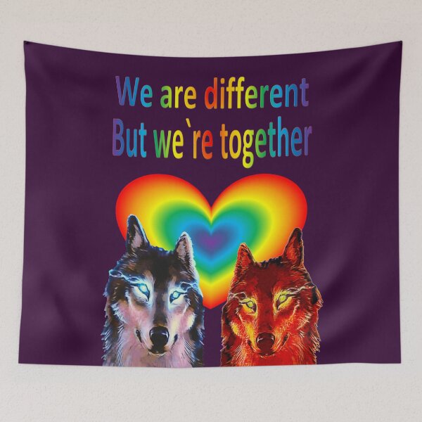 Item preview, We are different, but we together designed and sold by helenkaiy.