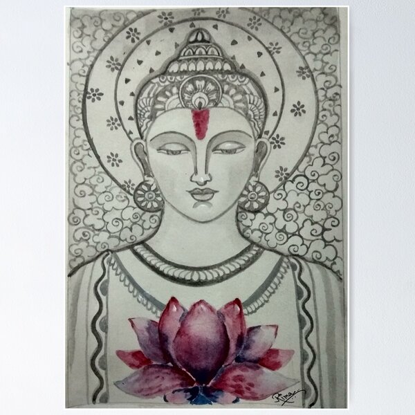 Item preview, Pintura de arte de Buda designed and sold by ArtRima.