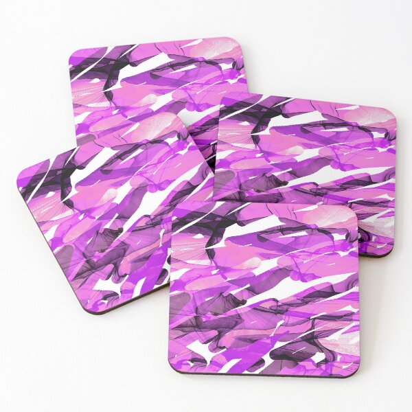 Item preview, Magenta Pink abstract patterns digital artwork painting designed and sold by SILVERAPPLE.