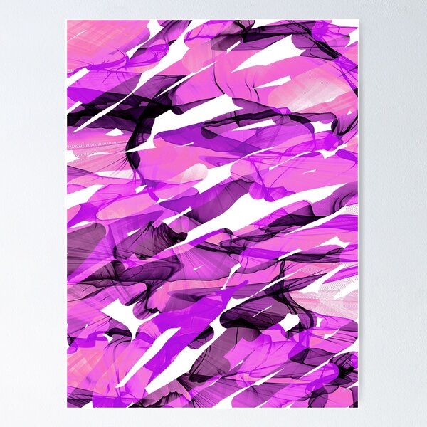 Item preview, Magenta Pink abstract patterns digital artwork painting designed and sold by SILVERAPPLE.