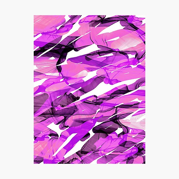 Item preview, Magenta Pink abstract patterns digital artwork painting designed and sold by SILVERAPPLE.