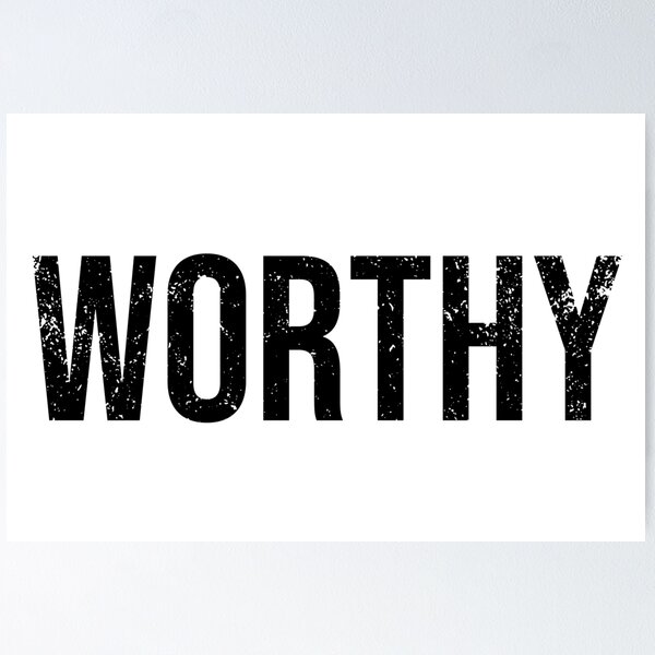 Item preview, WORTHY | Bold Sayings to Proclaim | Minimal | Design | Elevated Faith | Bethel designed and sold by seaniemendoza.