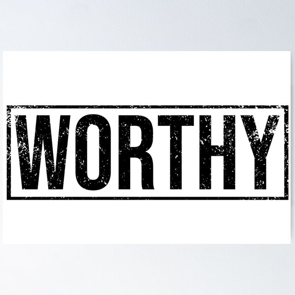 Item preview, WORTHY | Bold Sayings to Proclaim | Minimal | Design | Elevated Faith | Bethel designed and sold by seaniemendoza.