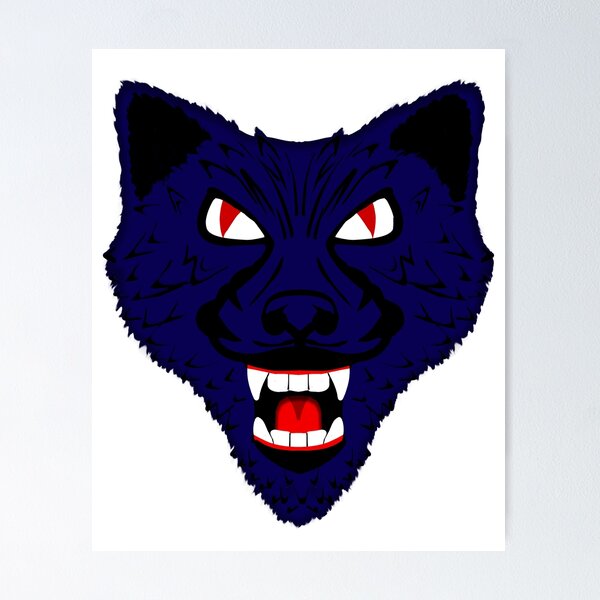 Item preview, Cool Angry Wolf Face designed and sold by vineeth.