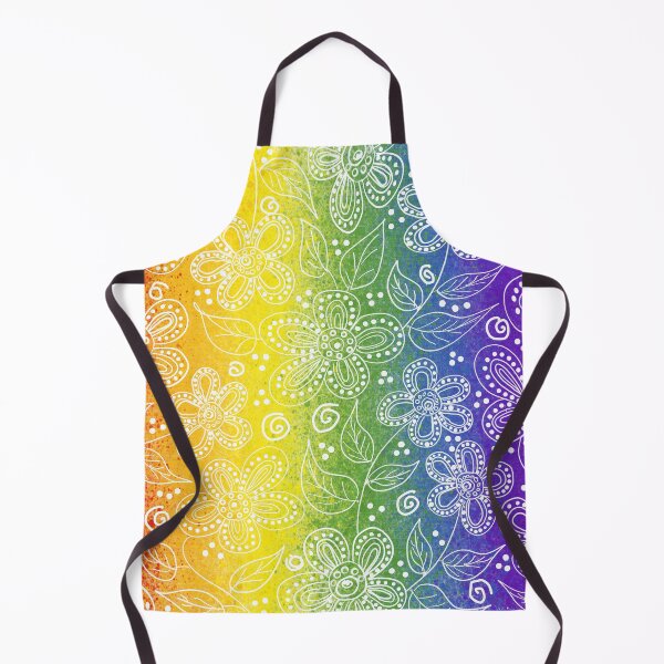 Item preview, Sixties Flowers in Rainbow designed and sold by JillyBeanDesign.