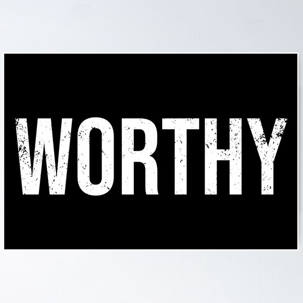 Item preview, WORTHY | Bold Sayings to Proclaim | Minimal | Design | Elevated Faith | Bethel designed and sold by seaniemendoza.