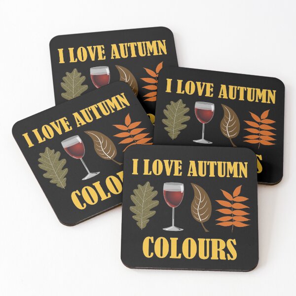 Item preview, I Love Autumn Colours (Uk Spelling) designed and sold by MoonsmileProd.