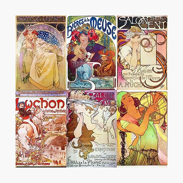 Item preview, #1 Art Deco Art Nouveau Vintage Carte Postale Postcard designed and sold by WizardsWorld.