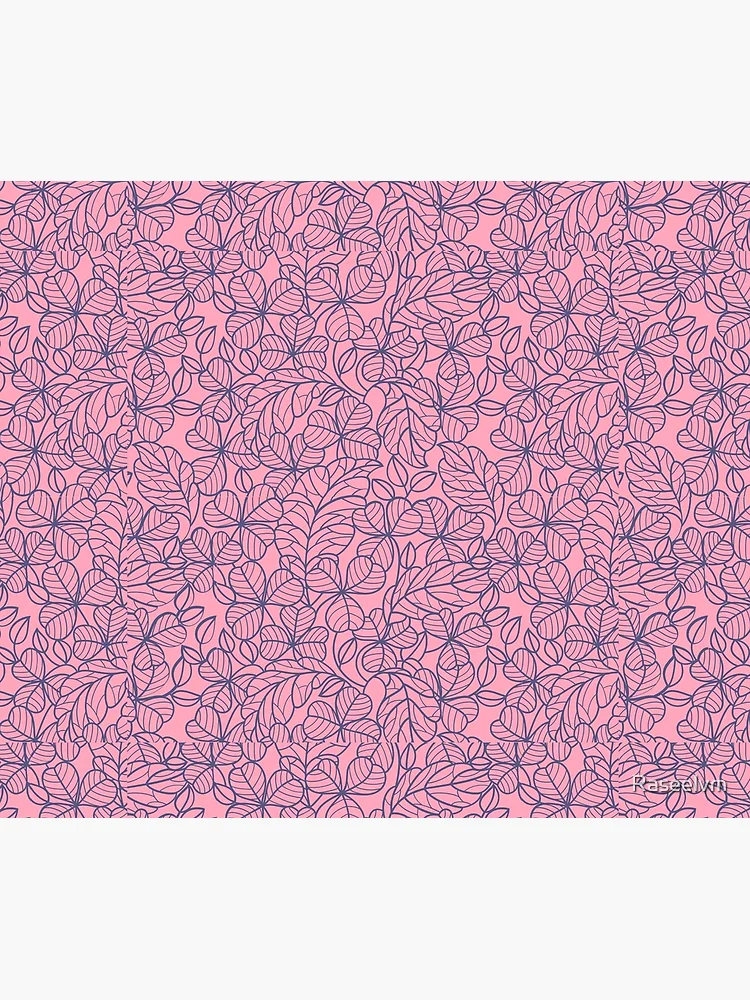 Thumbnail 6 of 6, Throw Blanket, Retro leafy pattern designed and sold by Raseelvm.