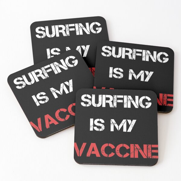 Item preview, Surfing is my Vaccine designed and sold by JOYSURF-LAB.