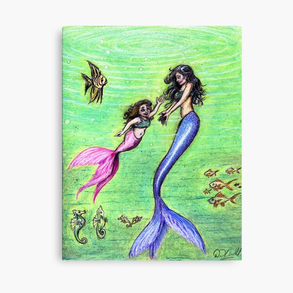 Mermommy Canvas Print