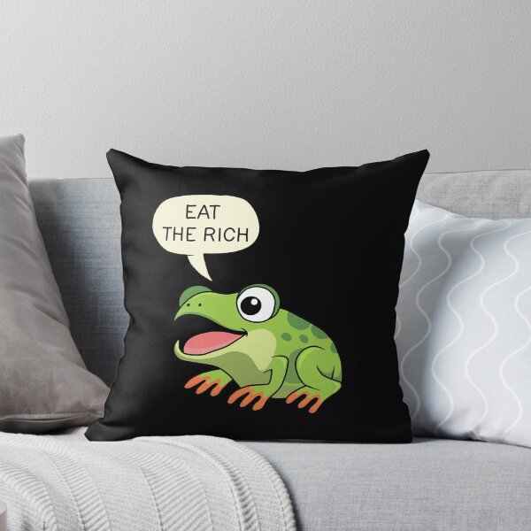 Item preview, Eat The Rich - Frog designed and sold by ValentinaHramov.
