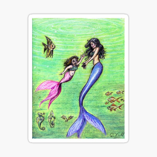 Mermommy Sticker