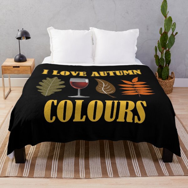 Item preview, I Love Autumn Colours (Uk Spelling) designed and sold by MoonsmileProd.