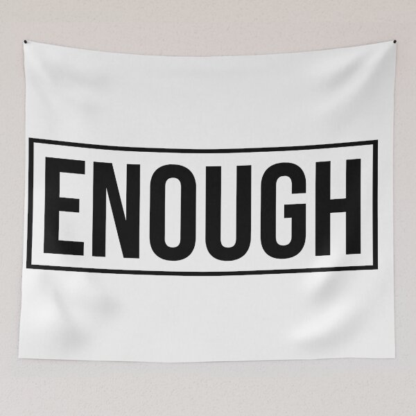 Item preview, ENOUGH | Bold Sayings to Proclaim | Minimal | Design | Elevated Faith | Bethel designed and sold by seaniemendoza.