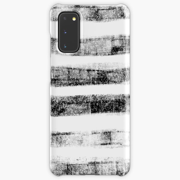 Nordic Hand painted Scandi Lines Minimalist Black and White Skandi Scandinavian Pattern Samsung Galaxy Snap Case