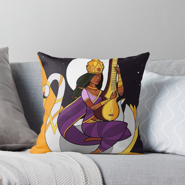 Item preview, Saraswati - Goddess of Wisdom (Alt) designed and sold by artkarthik.