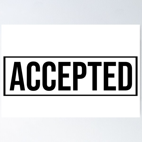 Item preview, ACCEPTED | Bold Sayings to Proclaim | Minimal | Design | Elevated Faith | Bethel designed and sold by seaniemendoza.