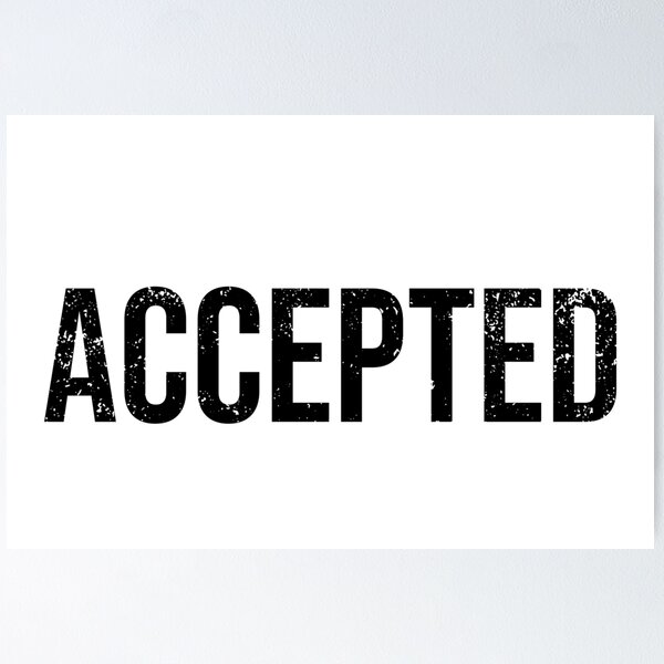Item preview, ACCEPTED | Bold Sayings to Proclaim | Minimal | Design | Elevated Faith | Bethel designed and sold by seaniemendoza.