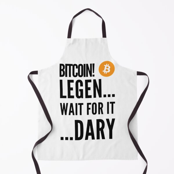 Item preview, Bitcoin! Legen... wait for it ... dary! Legendary! designed and sold by Bouzdesigns.