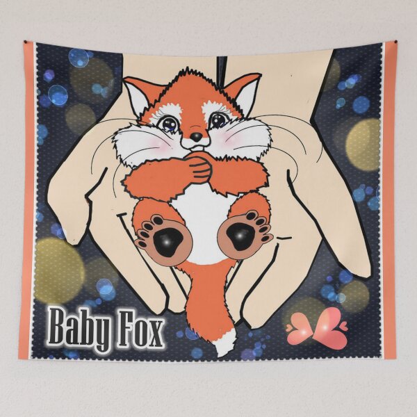 Artikelvorschau, Tier: Babyfuchs entworfen und verkauft von Shirley cute art .