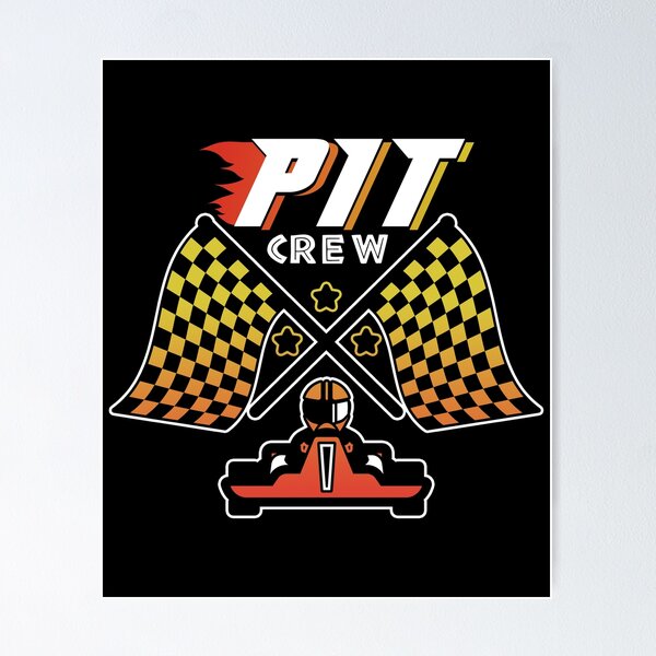 Item preview, Pit Crew Raing design, Racing design, Race Car gift design designed and sold by Lisbob.