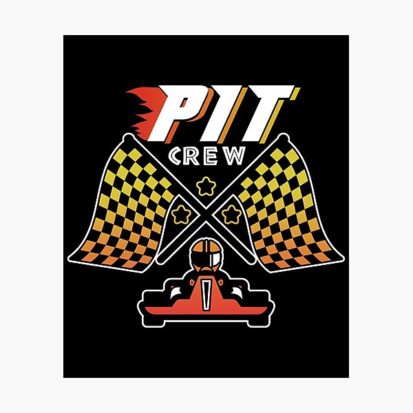 Item preview, Pit Crew Raing design, Racing design, Race Car gift design designed and sold by Lisbob.