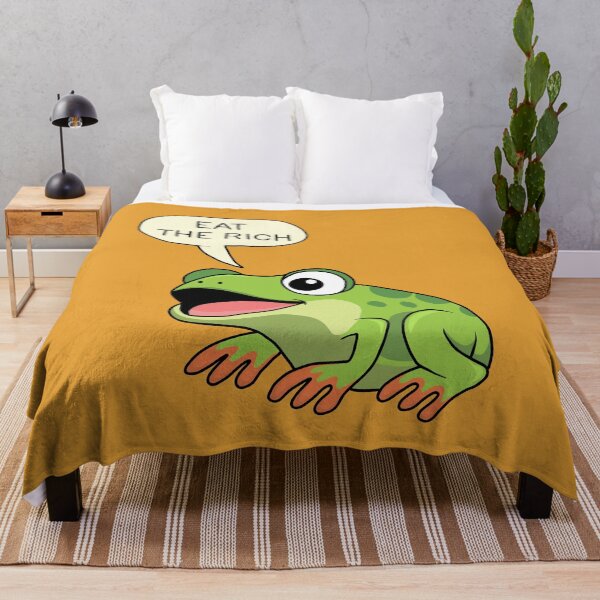 Item preview, Eat The Rich - Frog designed and sold by ValentinaHramov.