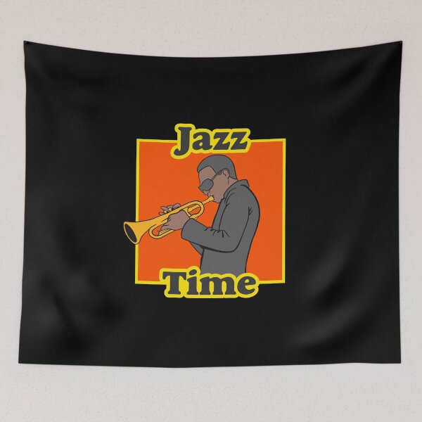 Item preview, Jazz Time - Grey Version 2 - Jazz Teacher designed and sold by CanadianUnicorn.