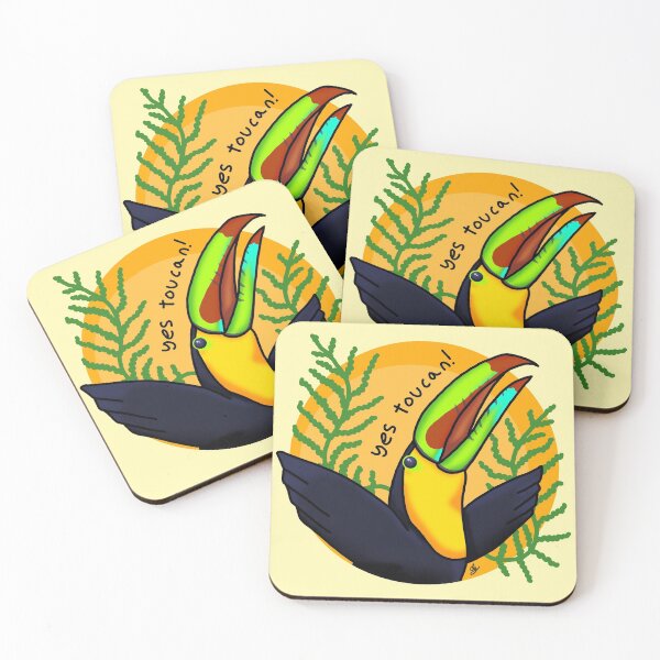 Item preview, Yes Toucan! (With Ferns) designed and sold by CadenceLG.