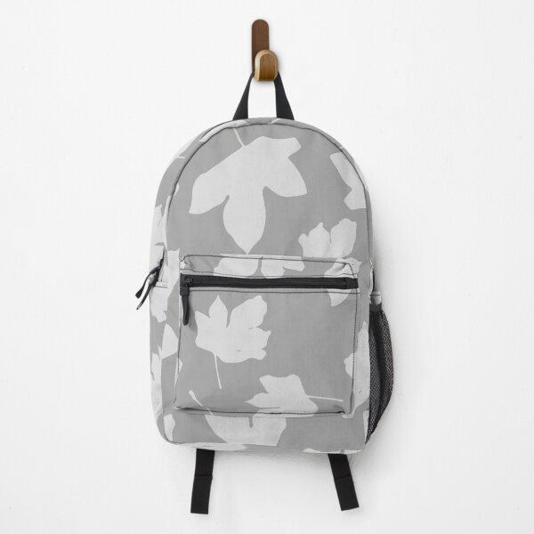 Item preview, Grey leaves decor. opposite. designed and sold by PrintedDreams.
