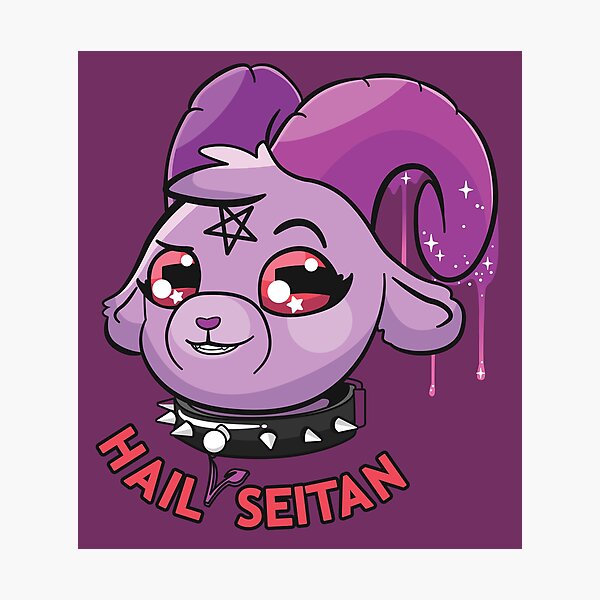Item preview, Hail Seitan  designed and sold by Minette Wasserman.