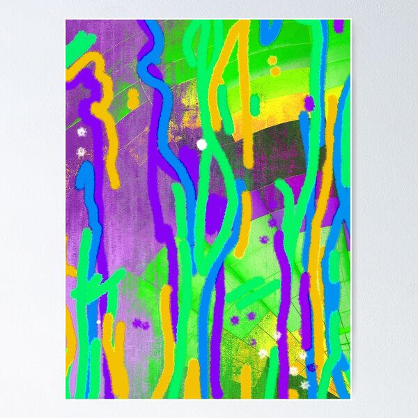 Item preview, Abstract lines digital art designed and sold by SILVERAPPLE.
