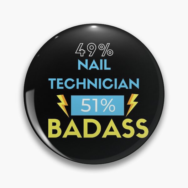 Artikelvorschau, Nail Technician BADASS entworfen und verkauft von nZDesign.