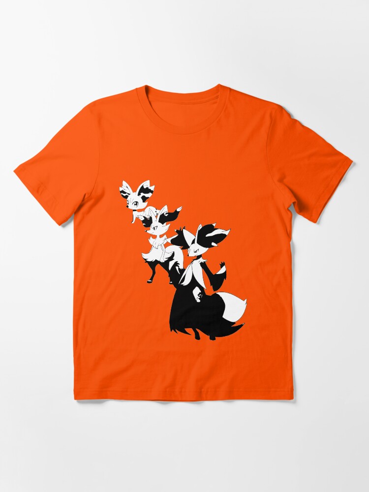 Alternate view of Fennekin Evolution Line Essential T-Shirt