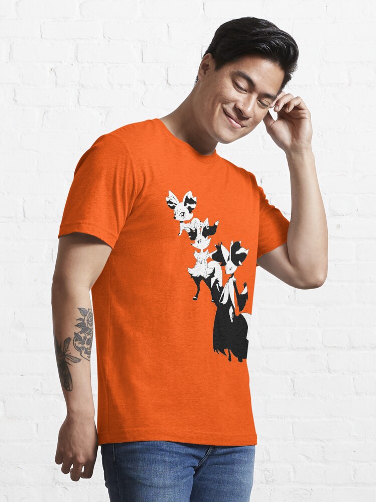Alternate view of Fennekin Evolution Line Essential T-Shirt