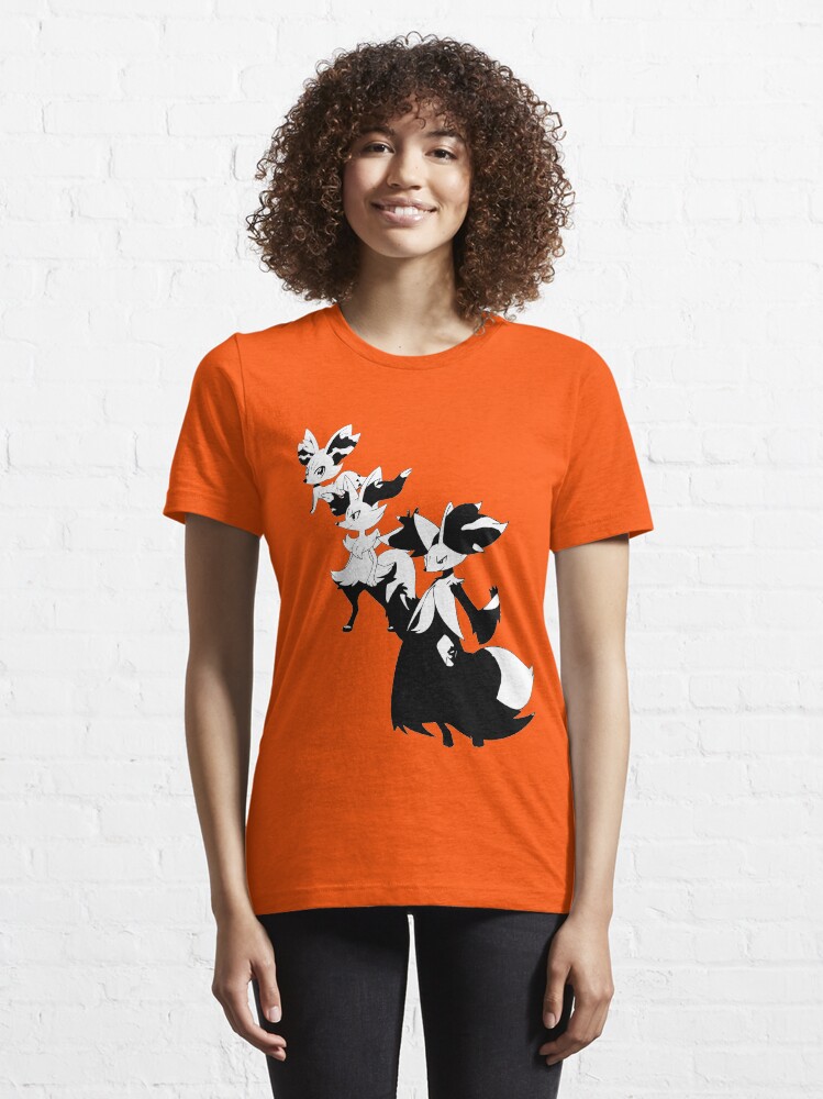 Alternate view of Fennekin Evolution Line Essential T-Shirt