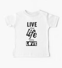 Live Life Love Baby Tee