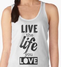 Live Life Love Women's Tank Top