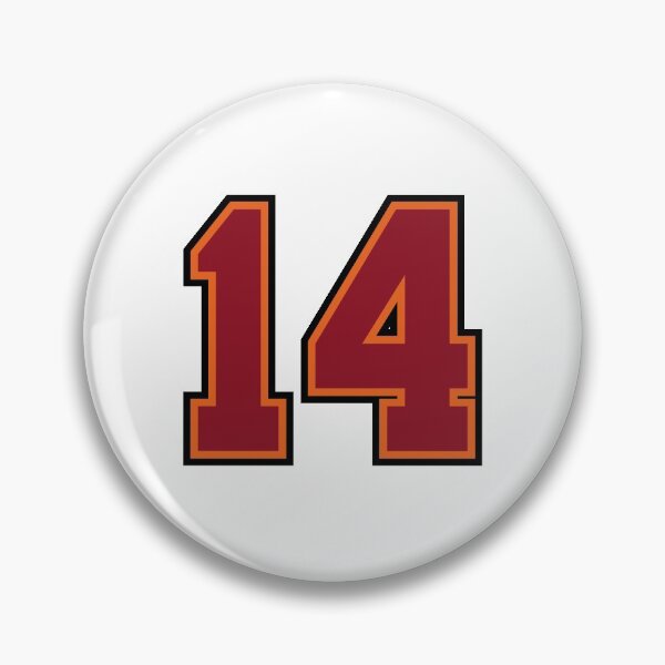 Item preview, Number 14 Sports Tampa Fourteen Jersey designed and sold by HelloFromAja.