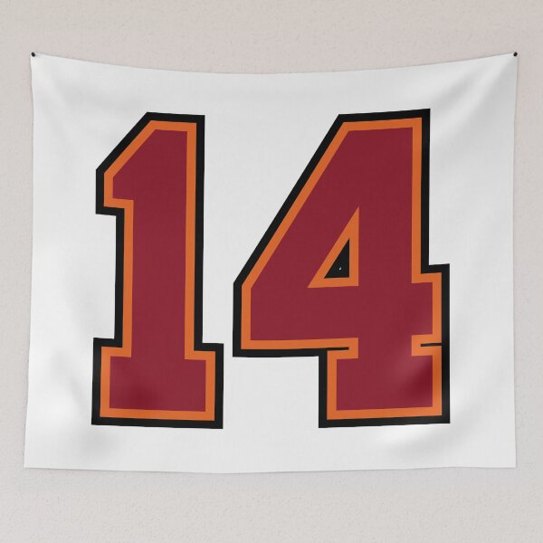 Item preview, Number 14 Sports Tampa Fourteen Jersey designed and sold by HelloFromAja.