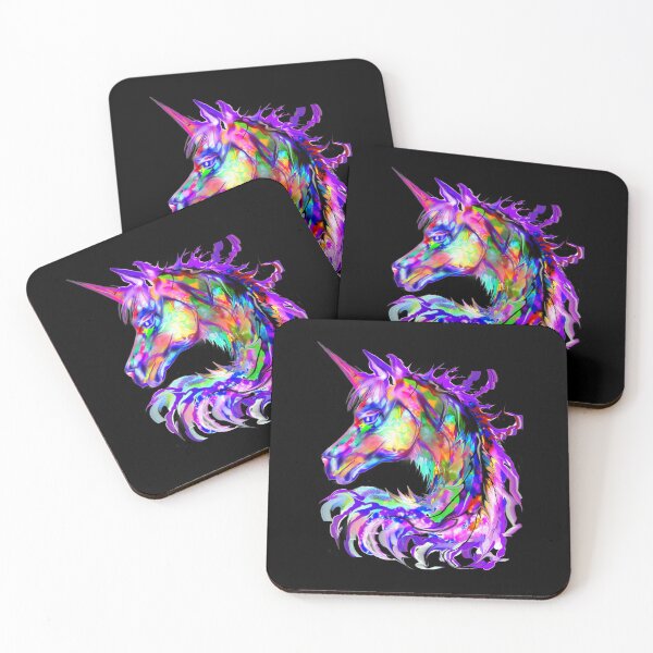 Item preview, Colorful Rainbow Cute Unicorn Festival Rave Neon Horse Funny Animal Lover designed and sold by EmilyPippin.