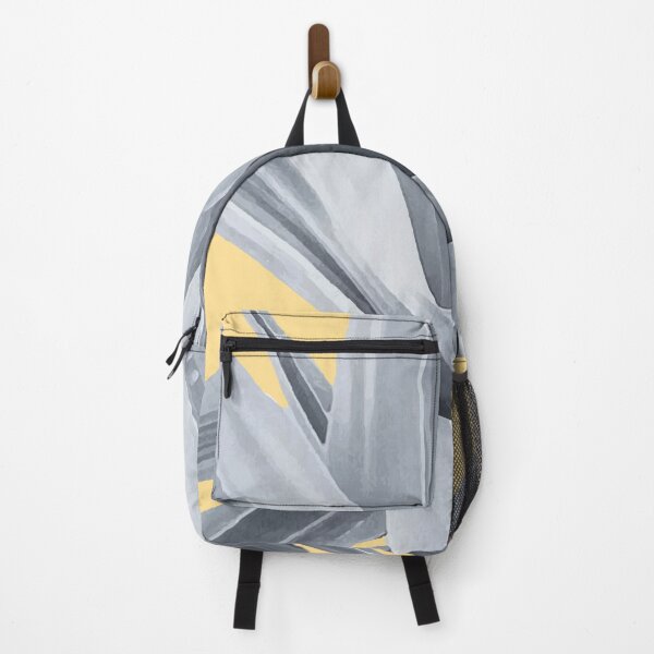 Item preview, Grey leaves. Tropical yellow. designed and sold by PrintedDreams.