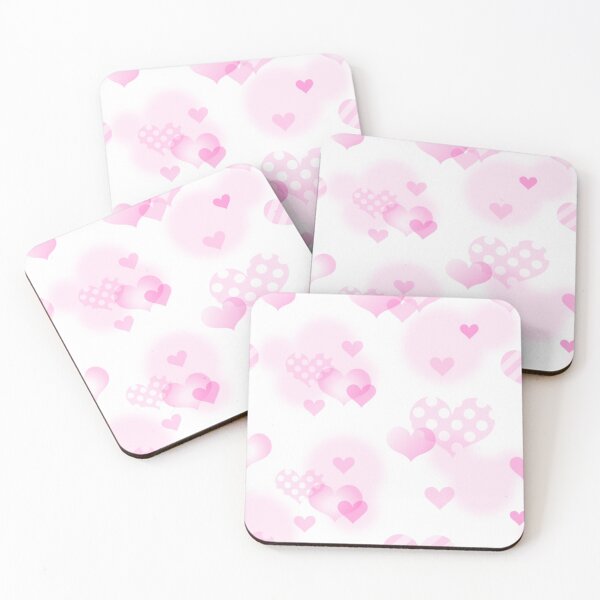 Item preview, Pink love hearts designed and sold by Tanesh123.
