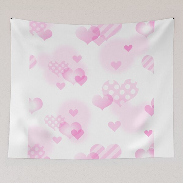Item preview, Pink love hearts designed and sold by Tanesh123.