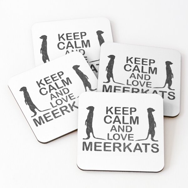Item preview, Keep Calm And Love Merkats I love meerkats designed and sold by DerNerd.