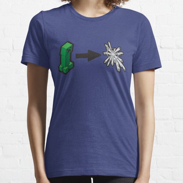 Creeper T Shirts Redbubble - blue and black creeper t shirt roblox